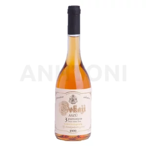 Budányi Tokaji 3 Puttonyos Aszú édes fehérbor 0,5l 2018*