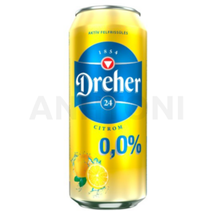 Dreher 24 alkoholmentes dobozos sör, citrom ízesítéssel 0,5l