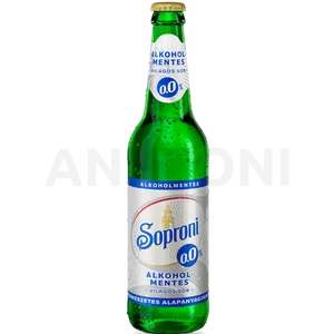 Soproni alkoholmentes palackos sör 0,5l