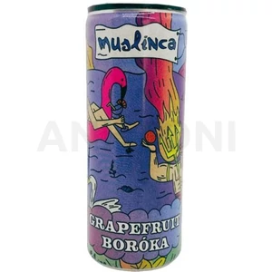 Muslinca grapefruit-boróka ízesítésű szénsavas üdítő 0,25l DRS
