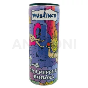Muslinca grapefruit-boróka ízesítésű szénsavas üdítő 0,25l DRS