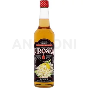 Piroska bodza szörp 0,7l cukorral és édesítőszerekkel