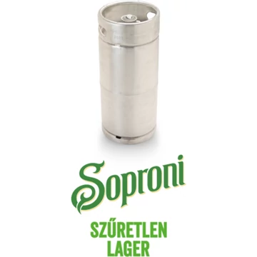 Soproni szűretlen KEG hordós sör 20l
