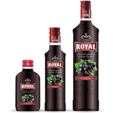 Royal Vodka fekete ribizli ízesítésű vodka 0,5l 30%