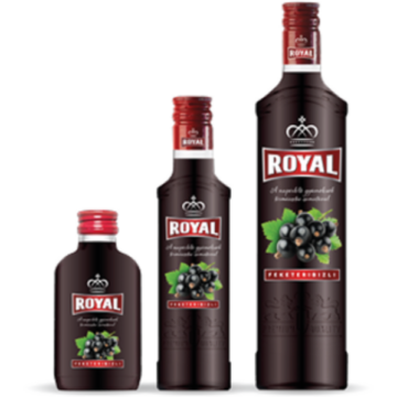 Royal Vodka fekete ribizli ízesítésű vodka 0,5l 30%