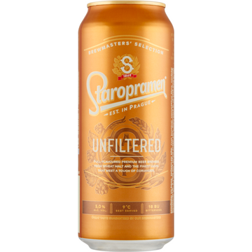 Staropramen Unfiltered dobozos sör 0,5l