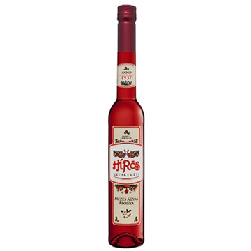 Hírös kecskeméti mézes ágyas áfonyapálinka 0,35l 34.5%