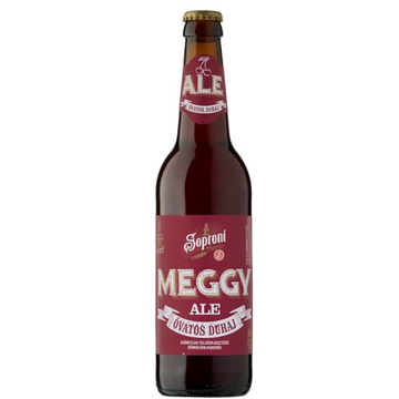 Soproni Óvatos Duhaj palackos sör, meggy ízesítéssel 0,5l