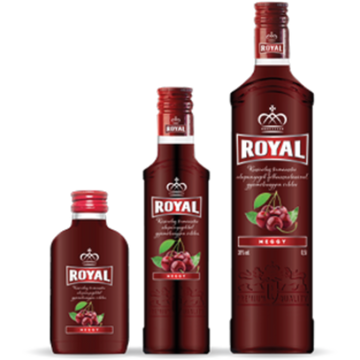 Royal Vodka meggy ízesítésű vodka 0,5l 28%
