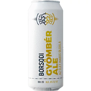 Borsodi Ale Gyömbér dobozos sör 0,5l