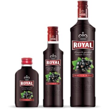 Royal Vodka fekete ribizli ízesítésű vodka 0,1l 30%