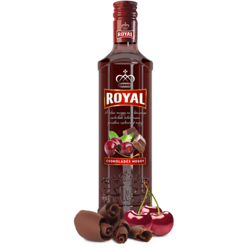 Royal csokoládés meggy ízesítésű vodka 0,5l 25%