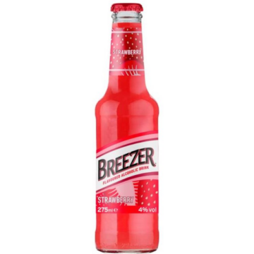 Bacardi Breezer eper ízesítésű long drink 0,275l 4%