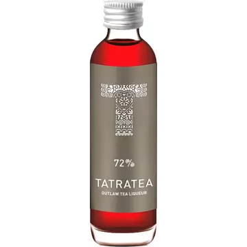 Tatratea tea alapú likőr, őszibarack ízesítéssel mini 0,04l 42%