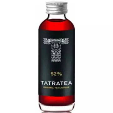 Tatratea Original tea alapú likőr, keserű ízesítéssel mini 0,04l 52%