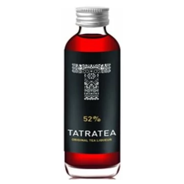 Tatratea Original tea alapú likőr, keserű ízesítéssel mini 0,04l 52%