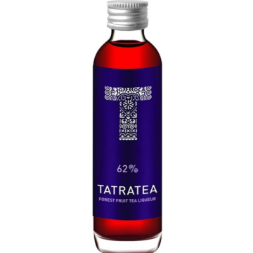 Tatratea tea alapú likőr, erdei gyümölcs ízesítéssel mini 0,04l 62%