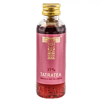 Tatratea tea alapú likőr, hibiszkusz ízesítéssel 0,04l 37%