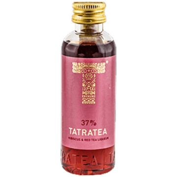 Tatratea tea alapú likőr, hibiszkusz ízesítéssel 0,04l 37%