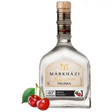 Márkházi meggy pálinka 0,5l 40%