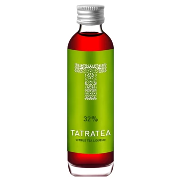 Tatratea Citrus tea alapú likőr, citrus ízesítéssel 0,04l 37%