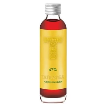 Tatratea Flowers tea alapú likőr, virág ízesítéssel 0,04l 37%