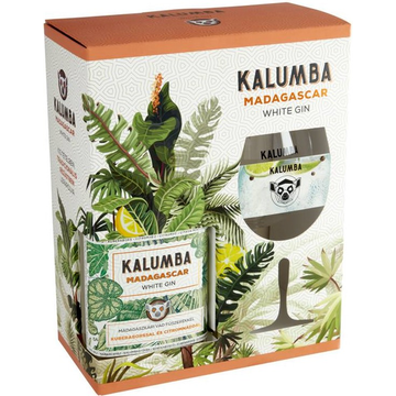 Kalumba White gin 0,7l 37,5% pohárral díszdobozban