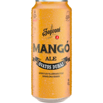 Soproni Óvatos Duhaj dobozos sör, mangó ízesítéssel 0,5l