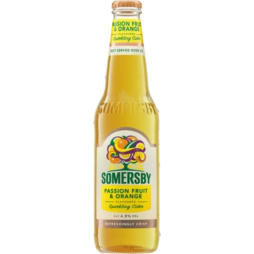 Somersby Passion Fruit palackos almabor, maracuja ízesítéssel 0,33l