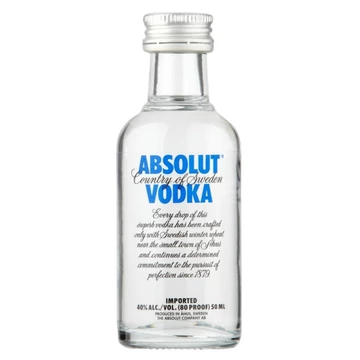 Absolut Blue vodka 0,05l 40%