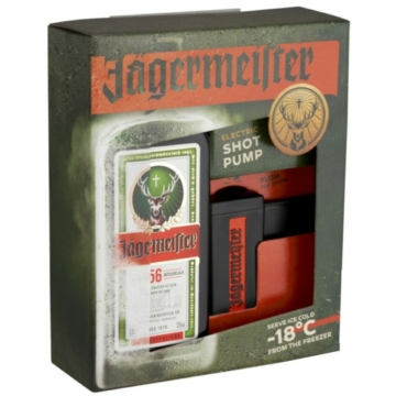 Jägermeister keserűlikőr 0,7l 35% + elektromos adagoló pumpa