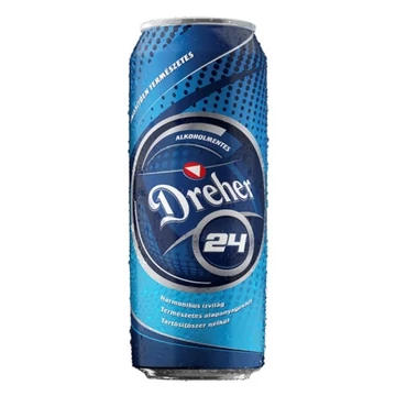 Dreher 24 alkoholmentes dobozos sör 0,5l DRS