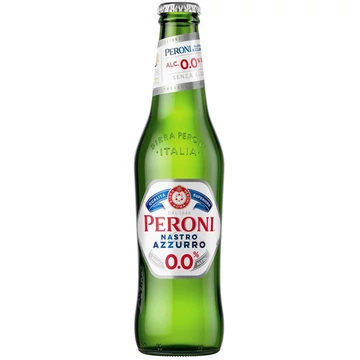 Peroni Nastro Azzurro 0,00% alkoholmentes palackos sör 0,33l DRS