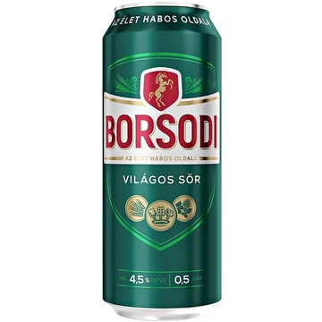 Borsodi dobozos sör 0,5l DRS Borsodi dobozos sör 0,5l DRS