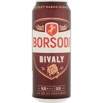 Borsodi Bivaly dobozos sör 0,5l DRS