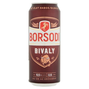 Borsodi Bivaly dobozos sör 0,5l DRS