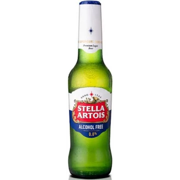 Stella Artois alkoholmentes palackos sör 0,33l DRS