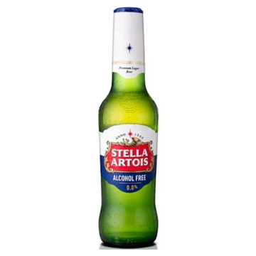 Stella Artois alkoholmentes palackos sör 0,33l DRS