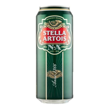 Stella Artois alkoholmentes dobozos sör 0,5l DRS