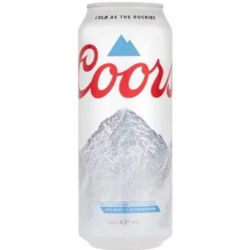 Coors 0,5l dobozos sör DRS