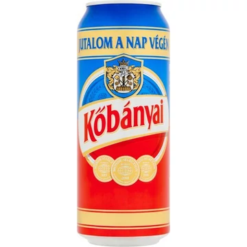 Kőbányai dobozos sör 0,5l DRS