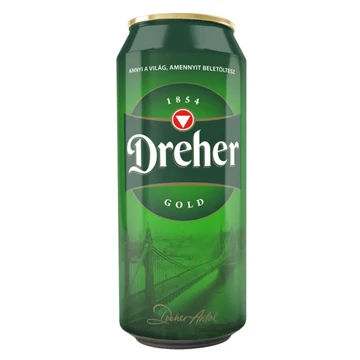 Dreher Gold dobozos sör 0,5l DRS