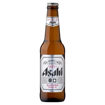 Asahi Super Dry palackos sör 0,33l DRS