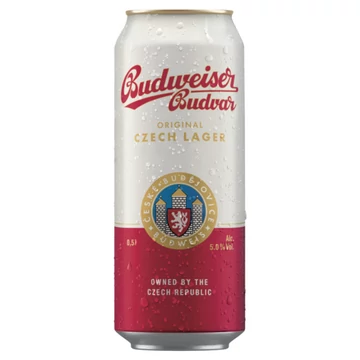 Budweiser Lager dobozos sör 0,5l DRS