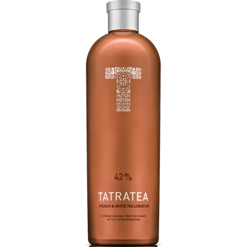 Tatratea tea alapú likőr, őszibarack ízesítéssel 0,7l 42% DRS