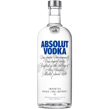 Absolut Blue 1l 40% DRS