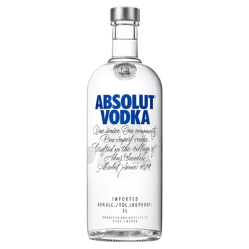 Absolut Blue 1l 40% DRS