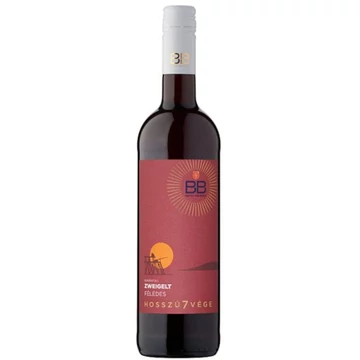 BB Hosszú7vége Dunántúli Zweigelt félédes vörösbor 0,75l 2023* DRS