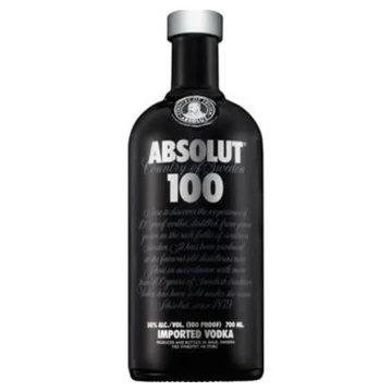 Absolut 100 vodka 1l 50% DRS