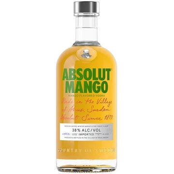 Absolut Mangó ízesítésű vodka 0,7l 38% DRS